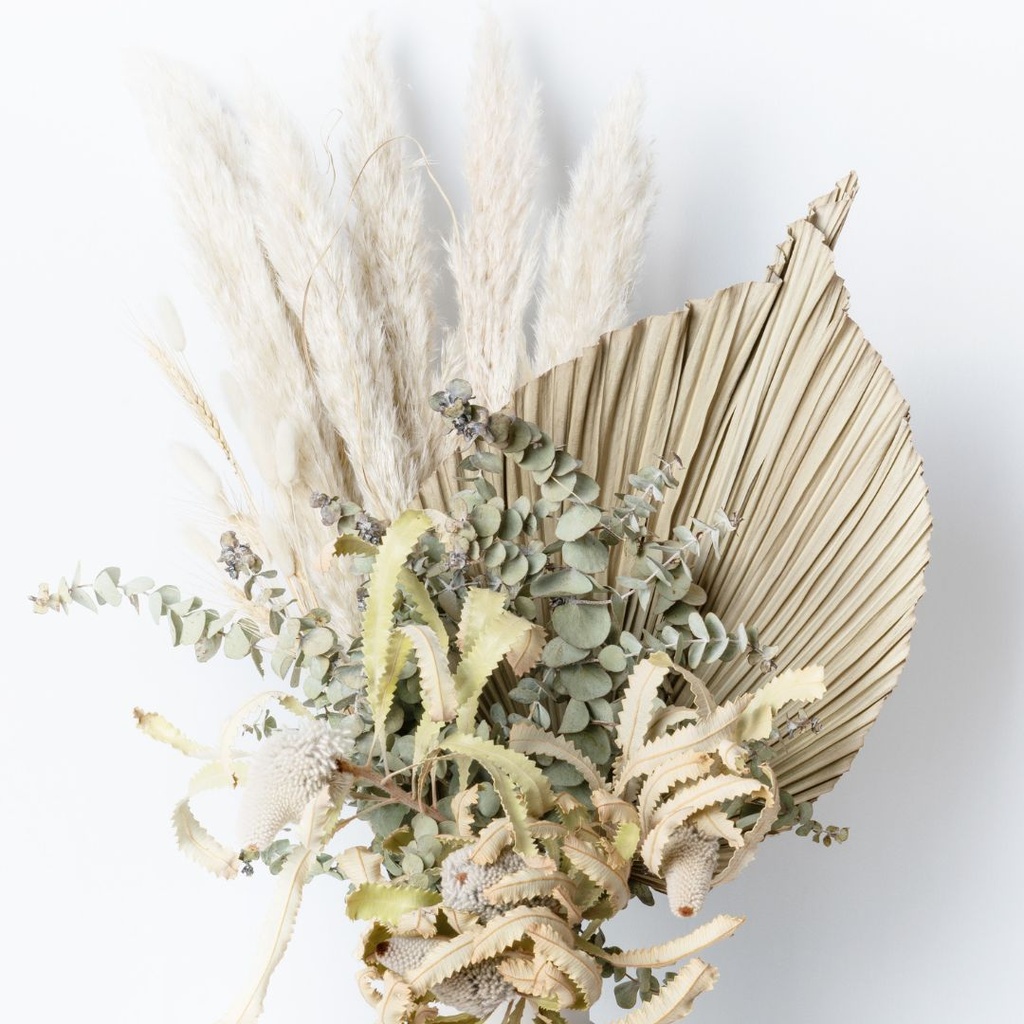 Decorative composition of dried flowers subscription