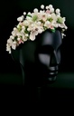 Artificial flowers head wreath