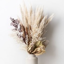 Decorative composition of dried flowers subscription